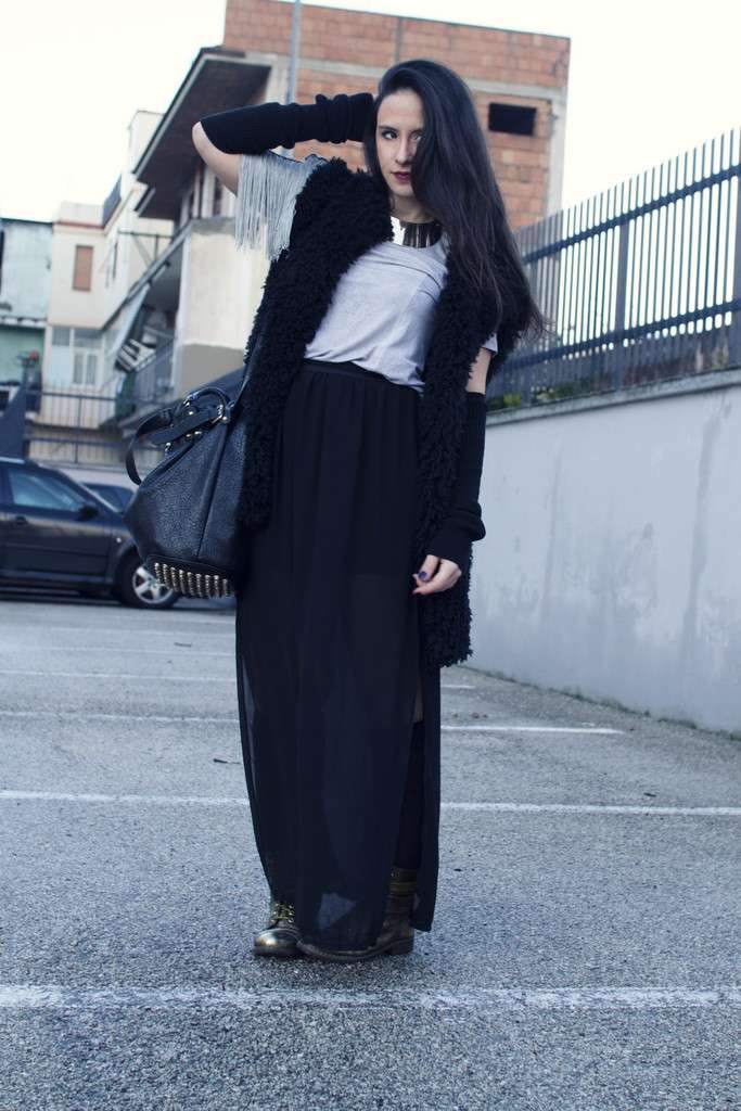 outfit long skirt